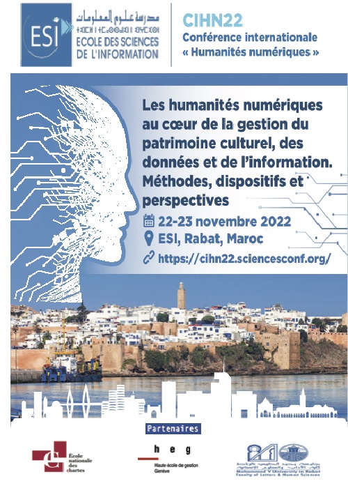 Conférence Internationale “Humanités Numériques” (CIHN’22)