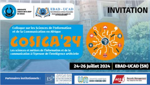 Colloque en Sciences de l’Information et de la Communication en Afrique (CoSICA’24) – Dakar, Sénégal
